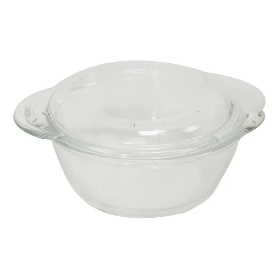 Olla/cacerola De Vidrio 1,3 Lts. Con Tapa Nadir