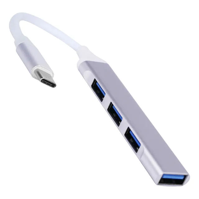 Adaptador Usb C A 4 Puertos Usb 3.0 Para Pc Y Tablet