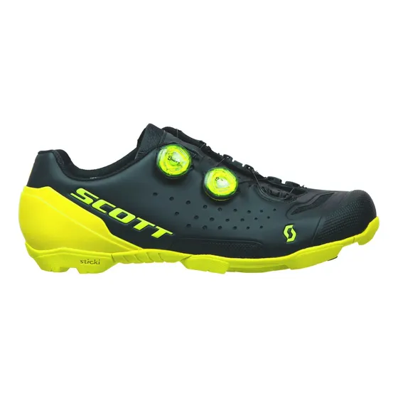 Sapatilha Scott Mtb Rc Boa 2021 Preto / Amarelo Fluor