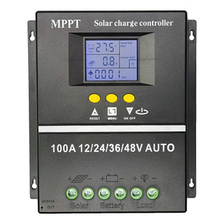Controlador De Carga Solar Mppt/pwm 12v/24v/36v/48v Controlador De Carga Solar Mppt/pwm 12v/24v/36v/48v