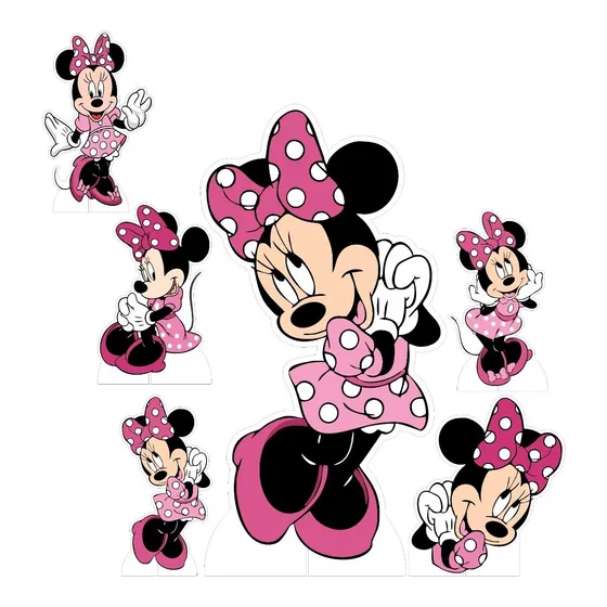 Mini Kit Display Festa Infantil Minnie Rosa