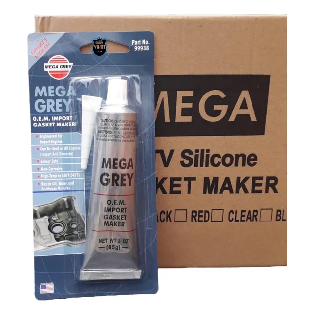 Silicon Gris Mega Grey 85gr Al Mayor 12 Piezas