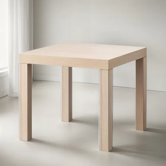 Mesa Mesita Minimalista De Centro Natural Para Casa Recamara