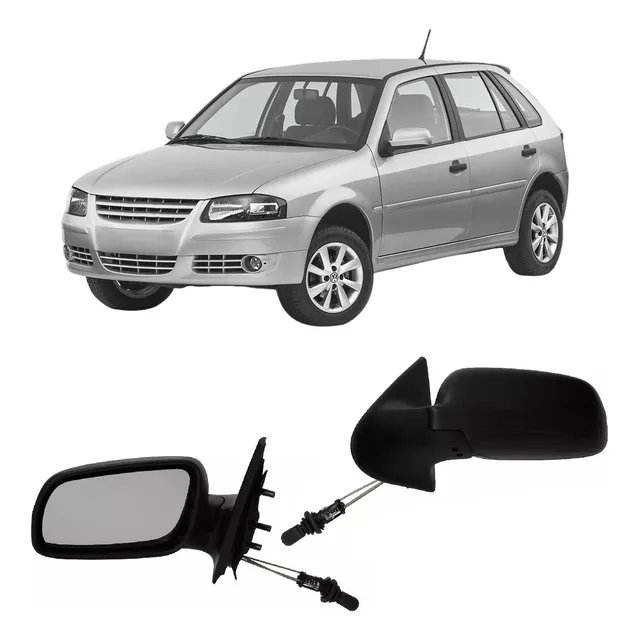 Espejo Retrovisor Vw Gol Power 2006 2007 2008 5 Puertas
