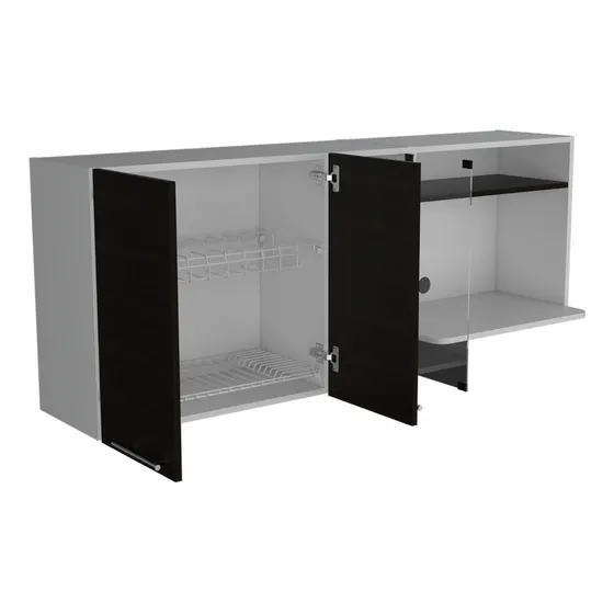 Gabinete Superior Viltex Wengue Y Blanco