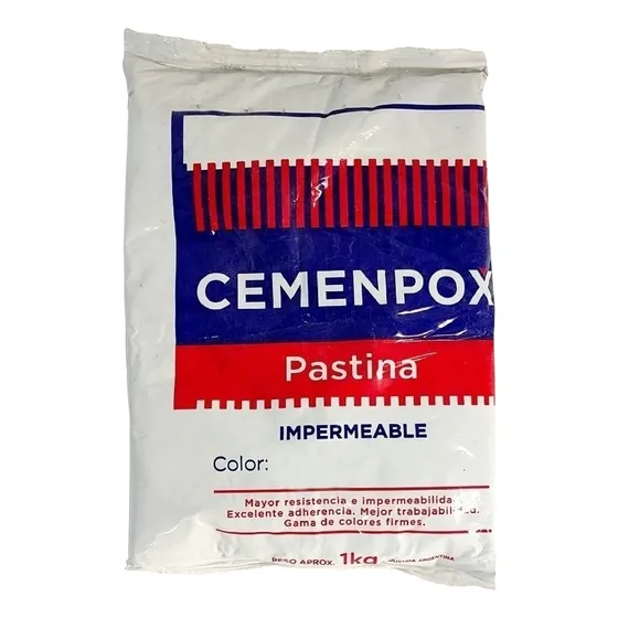 Pastina Cemenpox Impermeable Blanco X 1kg