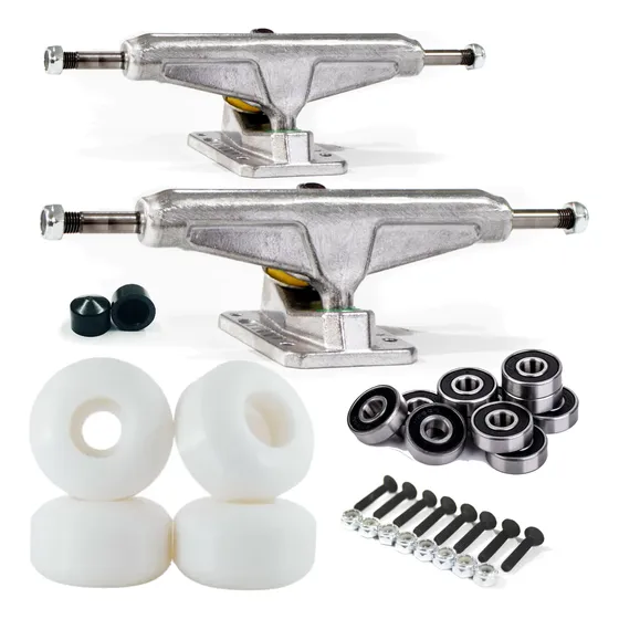 Combo Trucks De Skate Con Ruedas Y Rulemanes Abec7 Black