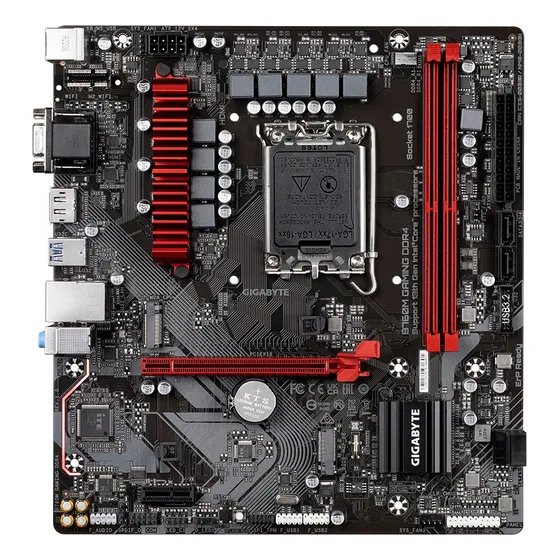 Placa-mãe Gigabyte B760m Gaming Ddr4 Socket 1700 Black