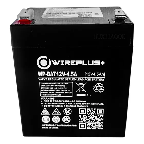 Bateria Sellada 12v 4.5ah Wireplus