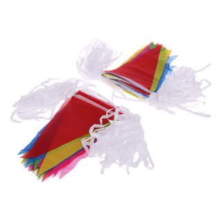 Colorida Cadena De Banderines Con Forma De Bandera Triangula Colorida Cadena De Banderines Con Forma De Bandera Triangula