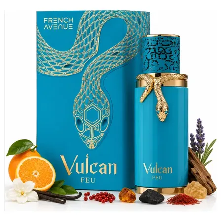 Perfume Vulcan Feu French Avenue 100ml Árabe Spray Edp Luxo