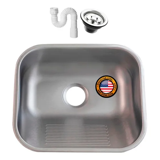 Tanque Lavanderia Fosco 40x34 + Válv Aço Inox 304 American