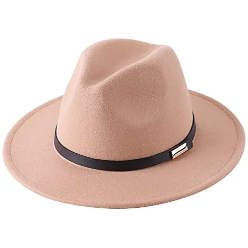 Sombrero Para Mujer Con Correa Tipo Panamá Clásico Flexible