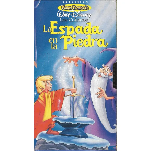 La Espada En La Piedra Vhs Video Fantasia Walt Disney