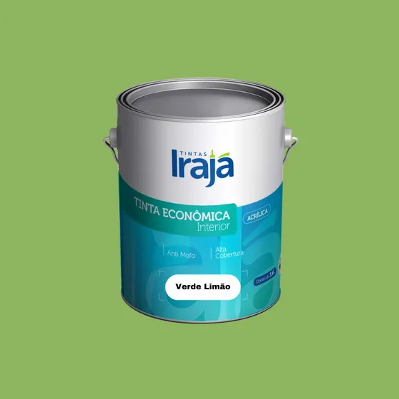 Tinta Parede Látex Acrílica Irajá 3,6l (todas As Cores) Cor Verde-limão