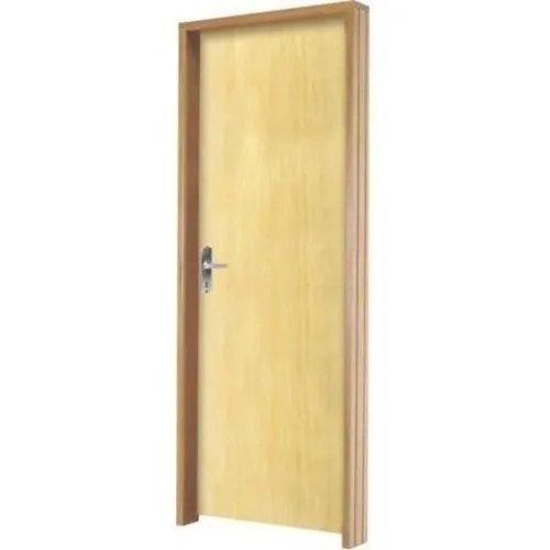 Porta Lisa Para Quarto Completa + Batente 16 Cm(pinus)