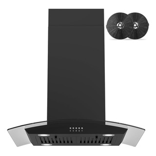 Campana Extractora De 30 Pulgadas Negro Con 700 Cfm Campana Extractora De 30 Pulgadas Negro Con 700 Cfm