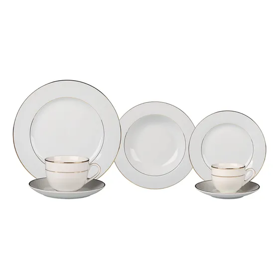Aparelho Jogo De Jantar Porcelana Completo 42pcs Legacy