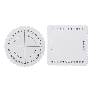 Juego De 2 Discos Kumihimo, 10cm/3,94 Pulgadas, Placa De Juego De 2 Discos Kumihimo, 10cm/3,94 Pulgadas, Placa De