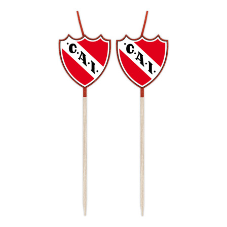 Velas Para Cumpleaños Independiente Escudo Pinche Y Pabilo Velas Para Cumpleaños Independiente Escudo Pinche Y Pabilo