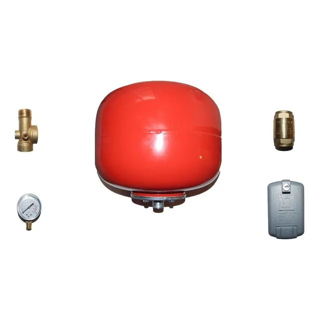 Kit Hidroeumatico Esfera Varem 24 L-presostato-mano-val. Eur