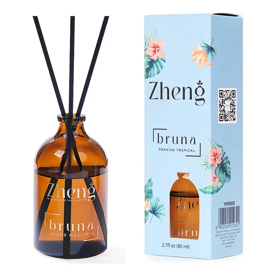 Difusor Ambiental Varillas Zheng - Linea Bruna 80 Ml | Cuotas sin interés