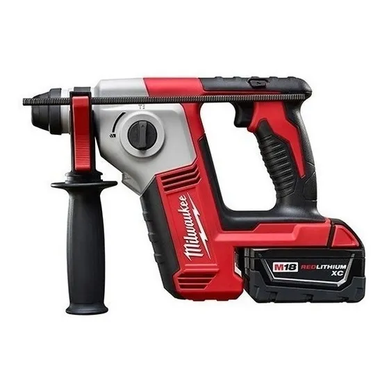 Rotomartillo electroneumático Milwaukee 2612-259 inalámbrico rojo, negro y gris 220V