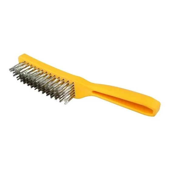 Cepillo De Alambre 6 X 16 Hileras Mango Plástico