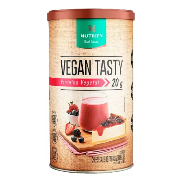 Vegan Tasty 420g Nutrify - Proteína De Girassol - Whey Vega