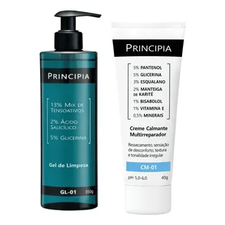 Gel De Limpeza Prinicipia Skincare Gl01 +creme Calmante Cm01 Gel De Limpeza Prinicipia Skincare Gl01 +creme Calmante Cm01
