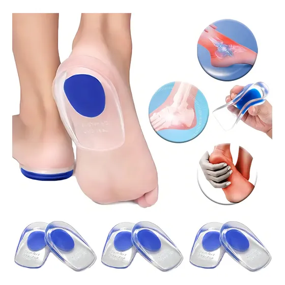 Aoc Beauty Taloneras 3 Pares 11x7cm De Silicona L