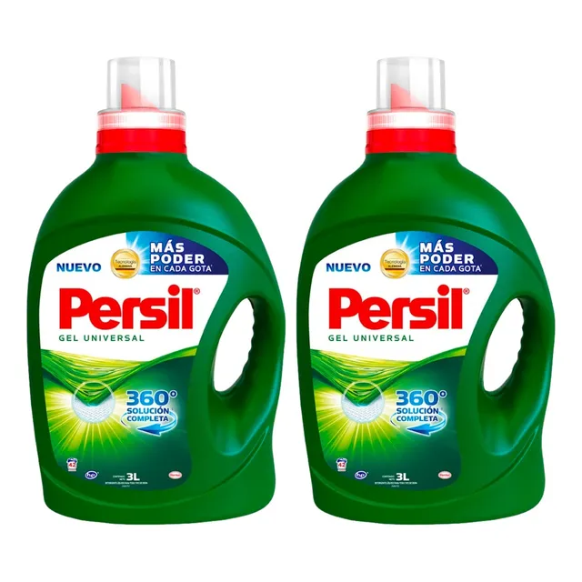 2 Pack Persil Detergente Liquido Ropa 3 Lt
