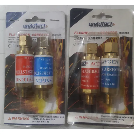 Arrestador Llama Oxicorte Antorcha Trabajo Pesado Weldtech