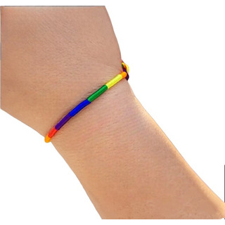 Pulsera Pride, Gay, Queer, Lgbt, Arcoíris (1pza) Pulsera Pride, Gay, Queer, Lgbt, Arcoíris (1pza)