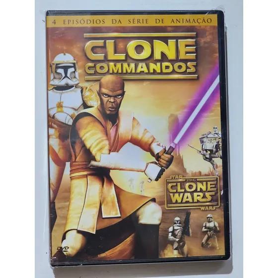 Dvd Star Wars Clones Comandos Original Lacrado