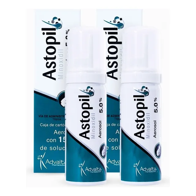 Astopil Minoxidil 5% Espuma 15g 2pack