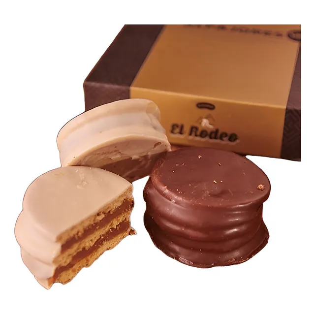 Alfajor El Rodeo Triple Mixto 90g - Caja De 6 Unidades