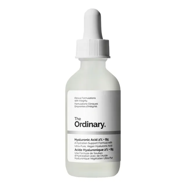 Sérum Hyaluronic Acid 2% + B5 The Ordinary día/noche para todo tipo de piel de 60mL/56g +15 años