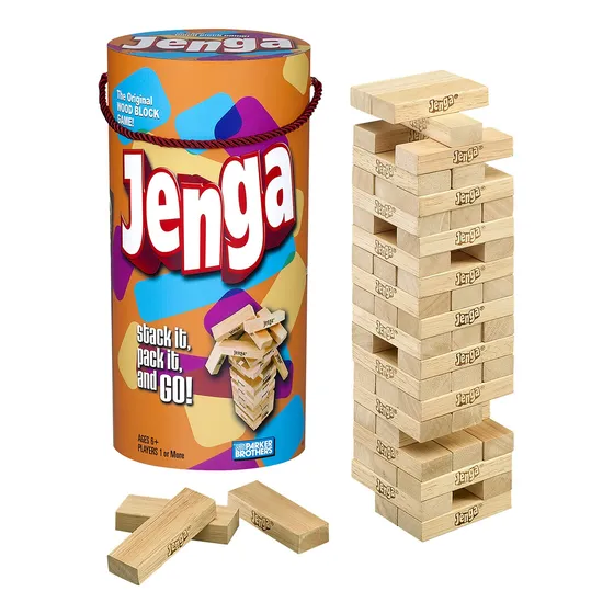 Juego Jenga De Hasbro Diversión Para Toda La Familia