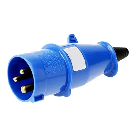 Ficha Macho Industrial 2p  + Tierra 16a