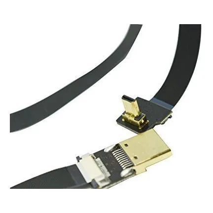 Cable Hdmi Largo Fpv Micro 90 Grado Angulo Hasta Full A9