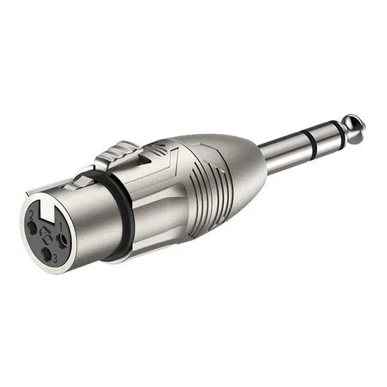 Adaptador Canon Xlr Hembra A Plug Stereo Macho 6.3 Ra3xfjm