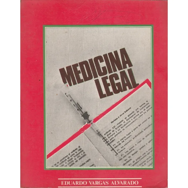 Medicina Legal Eduardo Vargas Alvarado #dc