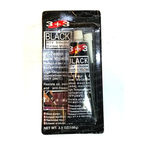 Silicona Negra Alta Temperatura 260c 1pega Calipers S104