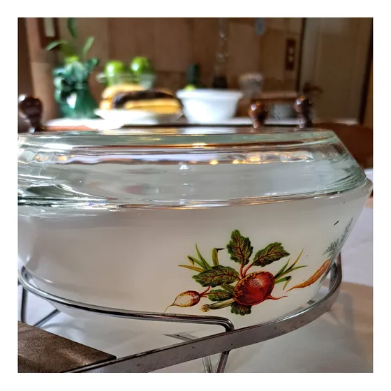 Bwol Pyrex Vintage Para Mesa, Hecho En Inglaterra