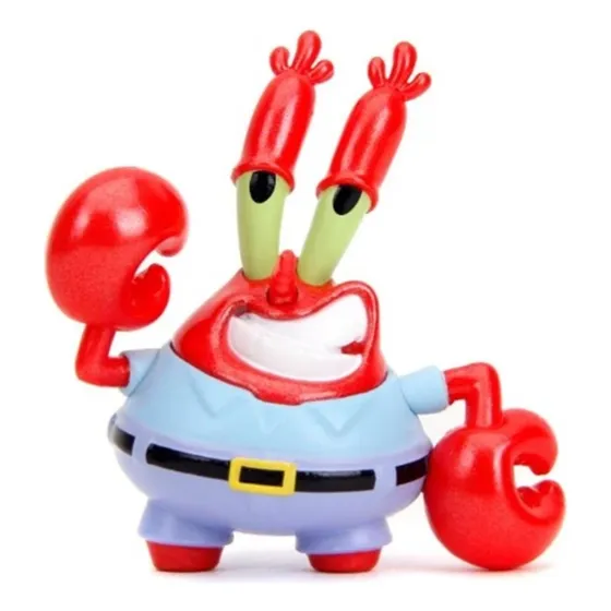 Boneco Seu Siriguejo Bob Esponja Metalfigs 2,5  Jada Toys