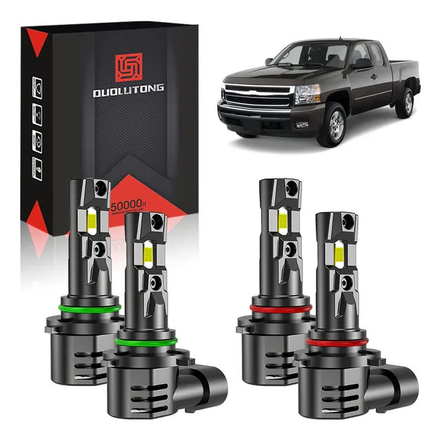 Kit De Faros Led Chevrolet Luz Alta 9005 Y Baja 9006 Csp