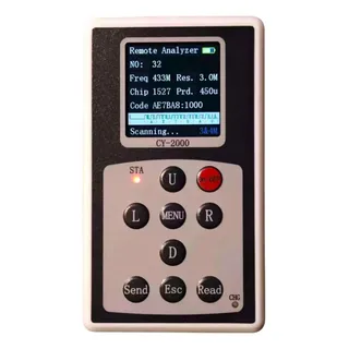 Analisador De Controle Remoto Sem Fio Cy-2000 315mhz/433mhz