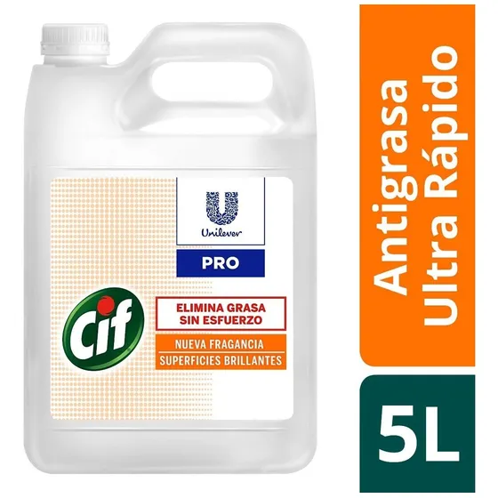 Cif limpiador liquido antigrasa bidón 5lts