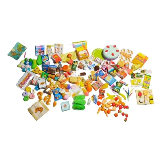 Comiditas Miniatura Para Muñecas 17 Combos 184 Piezas 